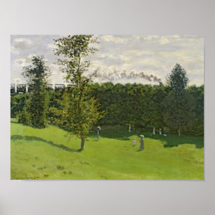 Póster Claude Monet The Train in the Country, c.1870-71