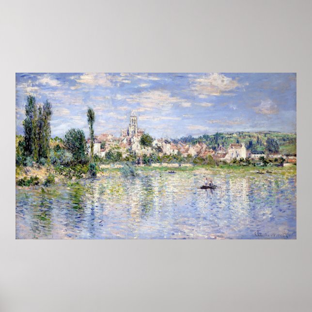 Póster Claude Monet Vétheuil no Verão (Frente)
