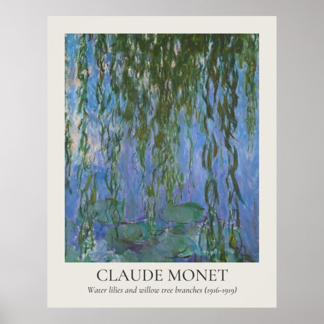Poster Claude Monet Vintage Wall Art 11x14 Ratio (Frente)