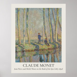 Poster Claude Monet Vintage Wall Art 11x14 Ratio