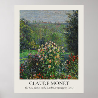 Poster Claude Monet Vintage Wall Art 11x14 Ratio