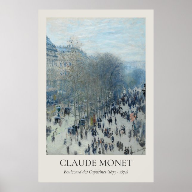 Poster Claude Monet Vintage Wall Art 2x3 Ratio (Frente)