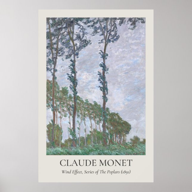 Poster Claude Monet Vintage Wall Art 2x3 Ratio (Frente)