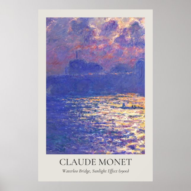 Poster Claude Monet Vintage Wall Art 2x3 Ratio (Frente)