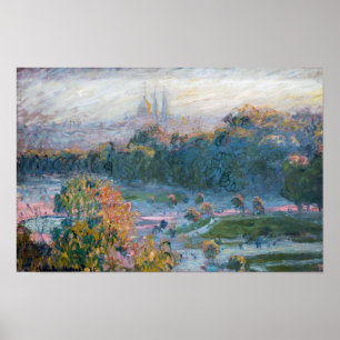 Poster Claude Monet - Vista das Tulherias, Estudo