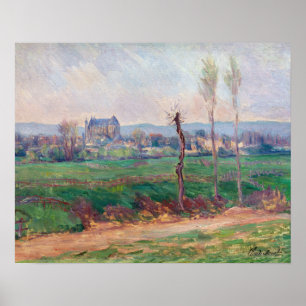 Poster Claude Monet - Vista de Vernon