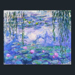 Poster Claude Monet Water Libera A Arte Impressionante Fr<br><div class="desc">Claude Monet Water Libera o Impressionista Francês Lírios de Água de Arte (ou Ninfas) é uma série de aproximadamente 250 pinturas de óleo pelo Impressionista Francês Claude Monet. As pinturas retratam o jardim floral de Monet em Giverny.</div>