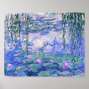 Poster Claude Monet Water Libera A Arte Impressionante Fr