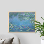 Poster Claude Monet Water Lily<br><div class="desc">Poster de Water Lily pintura de arte da paisagem botânica por Claude Monet</div>