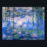 Póster Claude Monet Water Lily 1919<br><div class="desc">Artista: Claude Money Título: Água Lírios Ano: 1919</div>