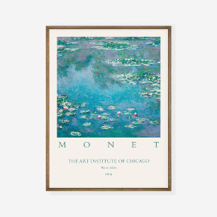 Poster Claude Monet Water Lily Exhibition 1906
