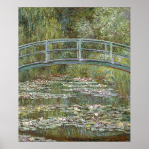 Poster Claude Monet Water Lily Pond (Ponte Japonesa)