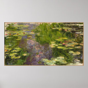 Póster Claude Monet   Waterlilies