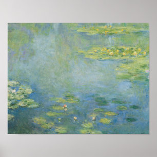 Póster Claude Monet - Waterlilies