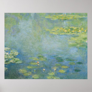 Poster Claude Monet - Waterlilies