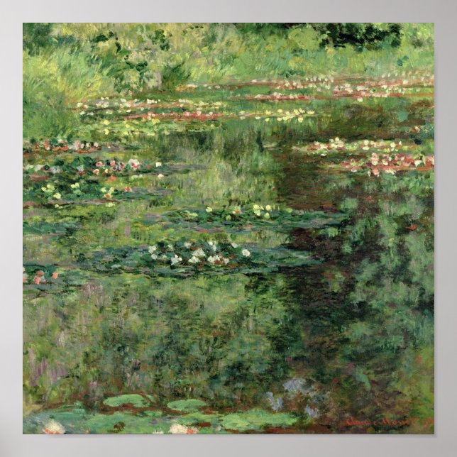 Poster Claude Monet | Waterlily Pond (Frente)