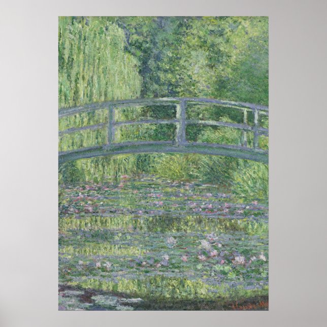 Póster Claude Monet | Waterlily Pond: Harmonia Verde (Frente)
