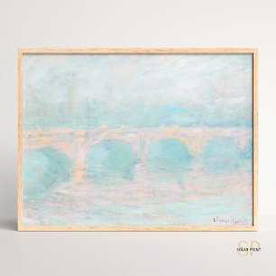 Poster Claude Monet Waterloo Bridge no Sunset Art Impress