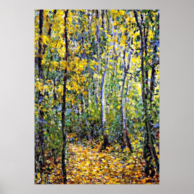 Poster Claude Monet - Wood Lane, (Frente)
