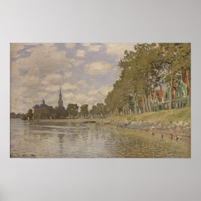 Poster Claude Monet | Zaandam 1871 (Frente)