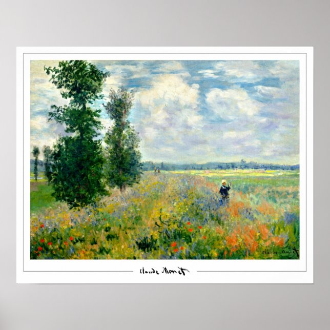 Poster Claude Monet Zedign Cartaz de Arte #108 (Frente)