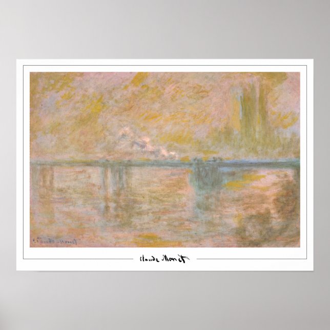 Poster Claude Monet Zedign Cartaz de Arte #12-2 (Frente)