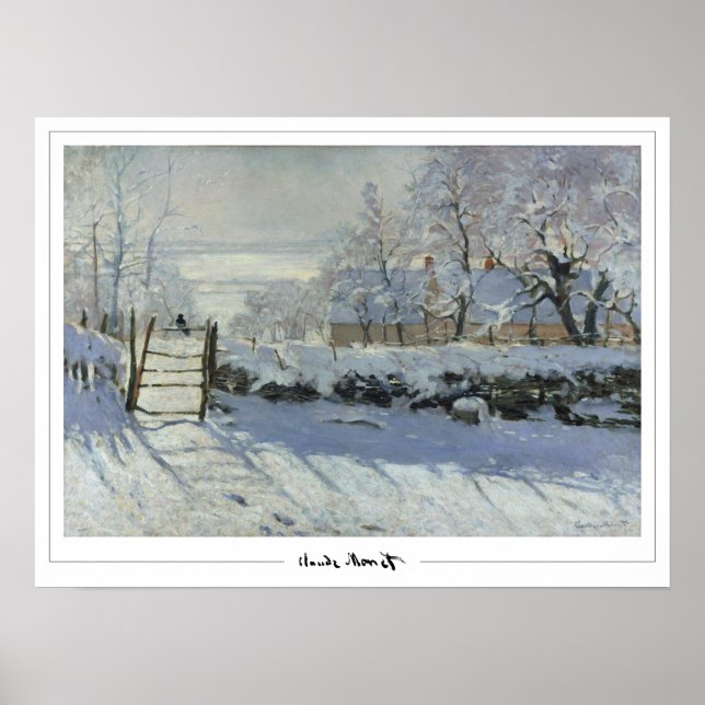 Poster Claude Monet Zedign Cartaz de Arte #15-2 (Frente)