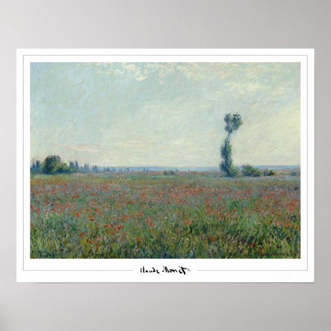 Poster Claude Monet Zedign Cartaz de Arte #16-2 (Frente)