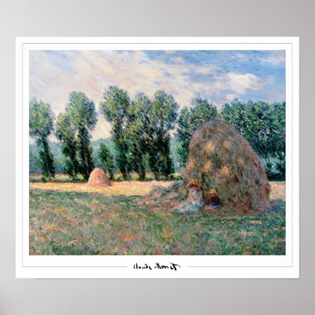 Poster Claude Monet Zedign Cartaz de Arte #21-2 (Frente)
