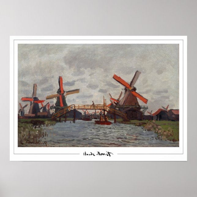 Poster Claude Monet Zedign Cartaz de Arte #22-2 (Frente)