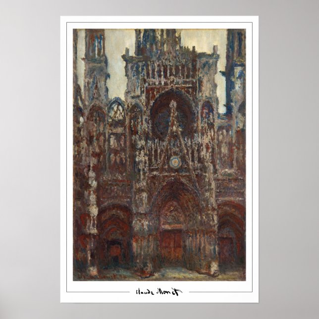 Poster Claude Monet Zedign Cartaz de Arte #245-2 (Frente)
