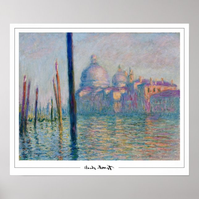 Poster Claude Monet Zedign Cartaz de Arte #257-2 (Frente)