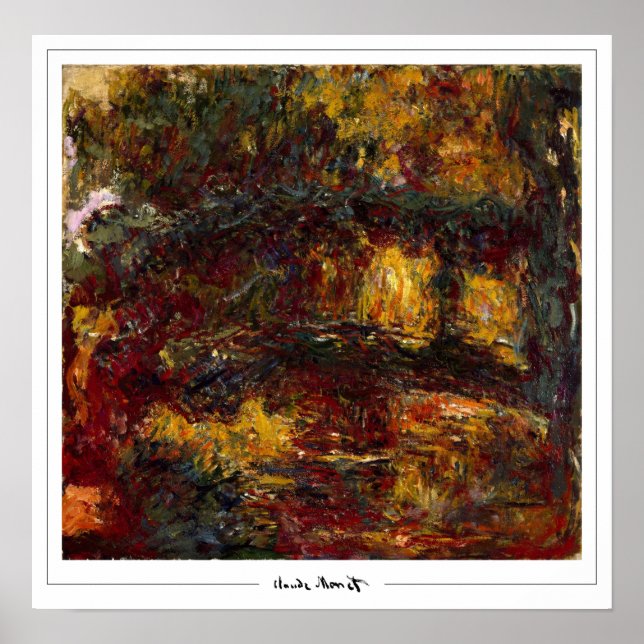 Poster Claude Monet Zedign Cartaz de Arte #2-2 (Frente)