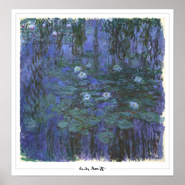 Poster Claude Monet Zedign Cartaz de Arte #30 (Frente)