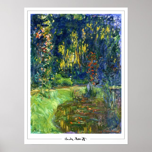 Poster Claude Monet Zedign Cartaz de Arte #398 (Frente)