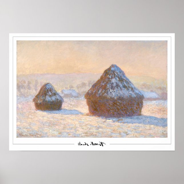 Poster Claude Monet Zedign Cartaz de Arte #49 (Frente)