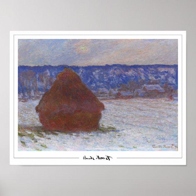 Poster Claude Monet Zedign Cartaz de Arte #494 (Frente)