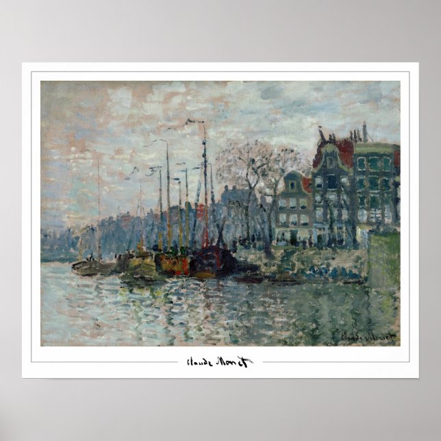 Poster Claude Monet Zedign Cartaz de Arte #50 (Frente)