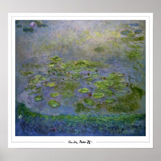 Poster Claude Monet Zedign Cartaz de Arte #53 (Frente)
