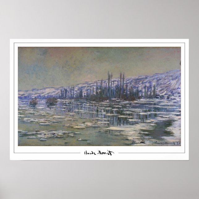 Poster Claude Monet Zedign Cartaz de Arte #55 (Frente)