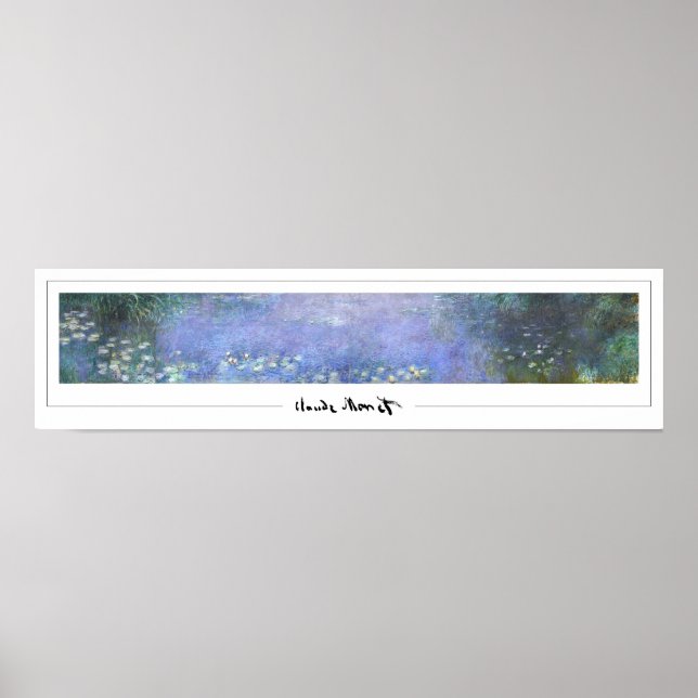 Poster Claude Monet Zedign Cartaz de Arte #598-2 (Frente)