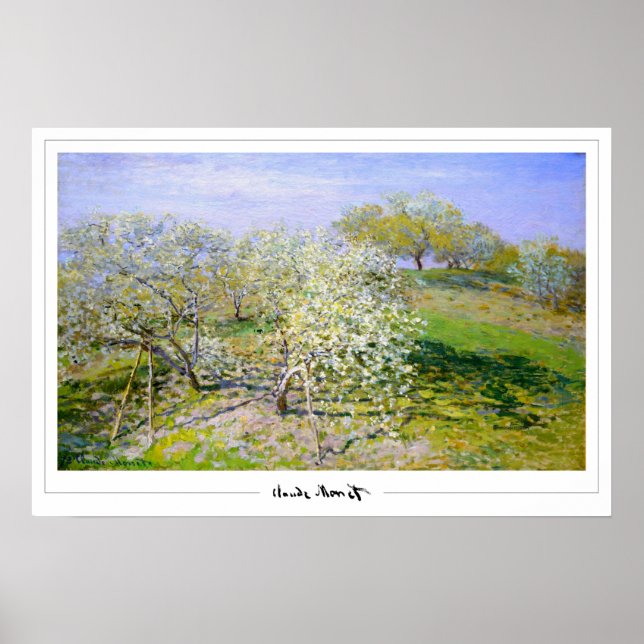 Poster Claude Monet Zedign Cartaz de Arte #674 (Frente)