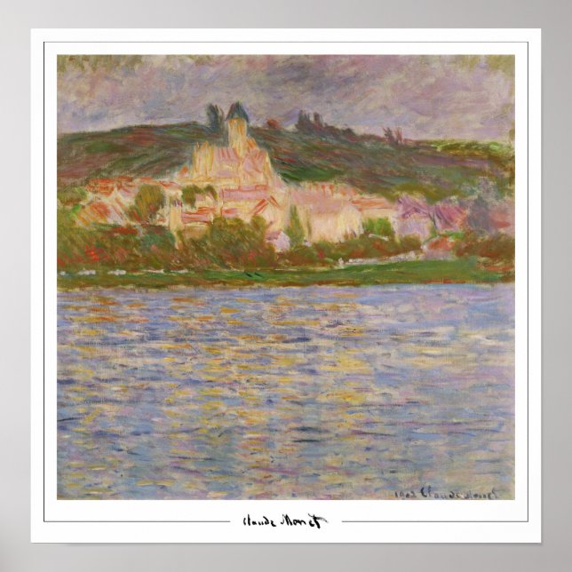 Poster Claude Monet Zedign Cartaz de Arte #6-2 (Frente)