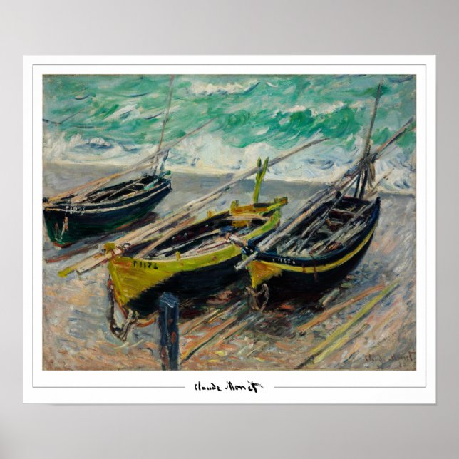 Poster Claude Monet Zedign Cartaz de Arte #8 (Frente)