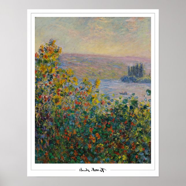 Poster Claude Monet Zedign Cartaz de Arte #8-2 (Frente)