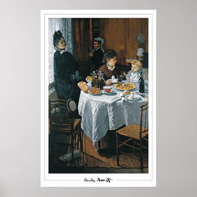 Poster Claude Monet Zedign Cartaz de Arte #9-2 (Frente)
