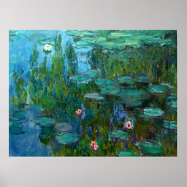 Póster Claude Monet's Ninfhéas
