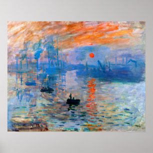 Poster Claude Monet's Sunrise