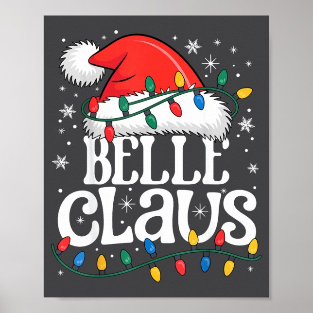 Poster Claus Funny Xmas Christmas Grandma Holiday Style  (Frente)