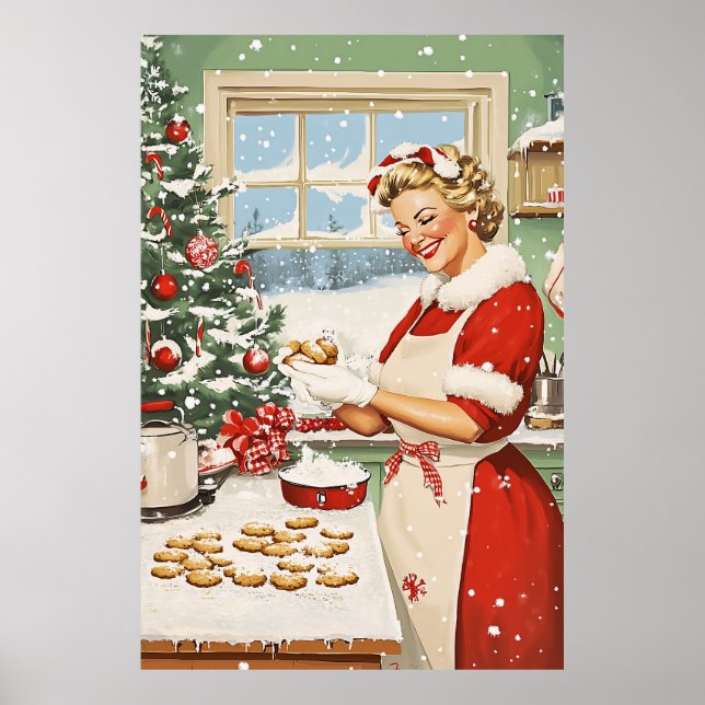 Poster Claus Holiday Baking Delight (Frente)
